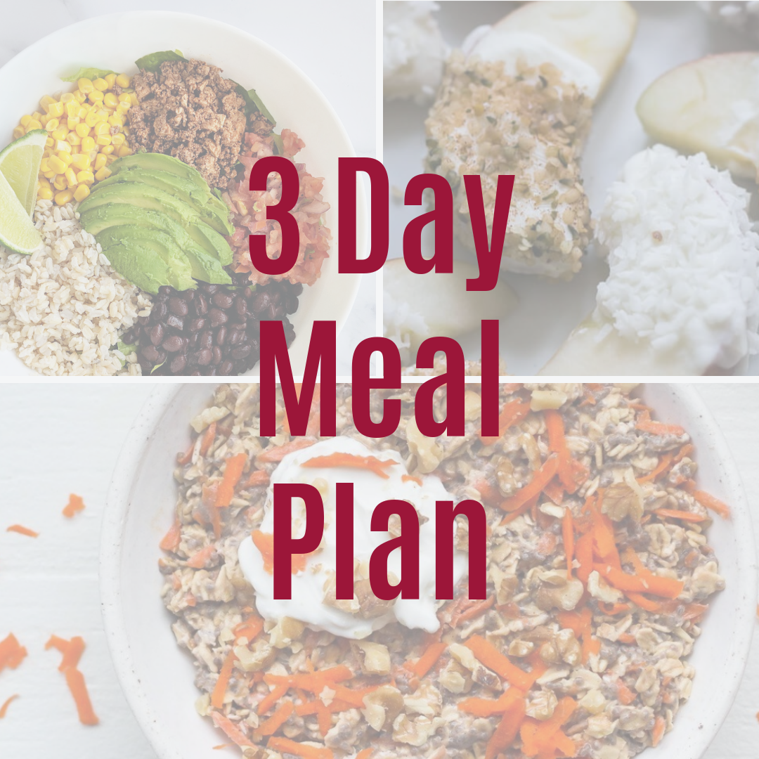 The 3-Day Meal Plan