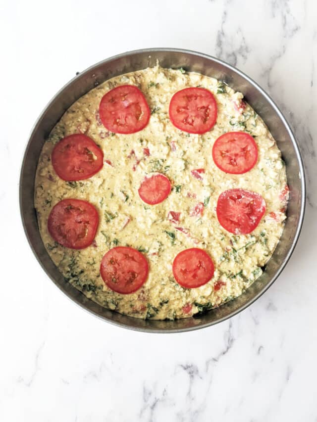 Baked Chickpea Flour Frittata Vegan Frittata Recipe
