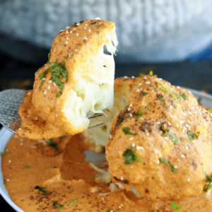 Instant Pot Whole Roasted Cauliflower in Indian Masala