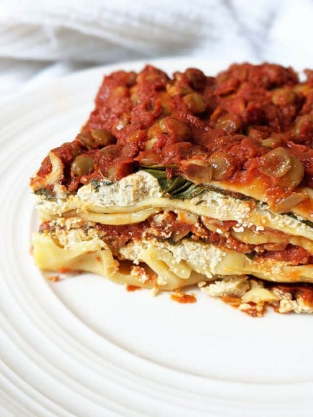 The Easiest Vegan Lasagna