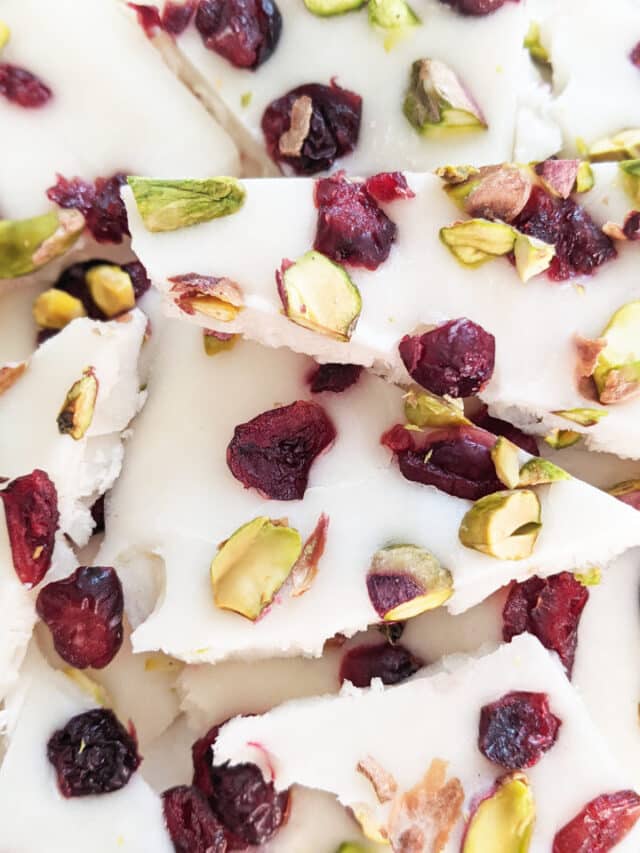 Holiday Yogurt Bark (Dairy Free)