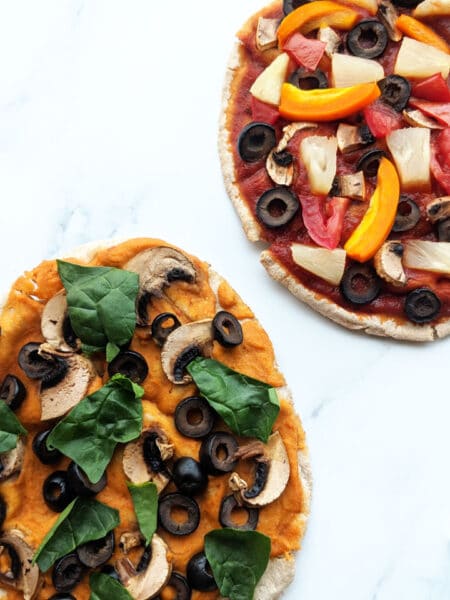 Easy Pita Pizzas 3 Ways - Health My Lifestyle