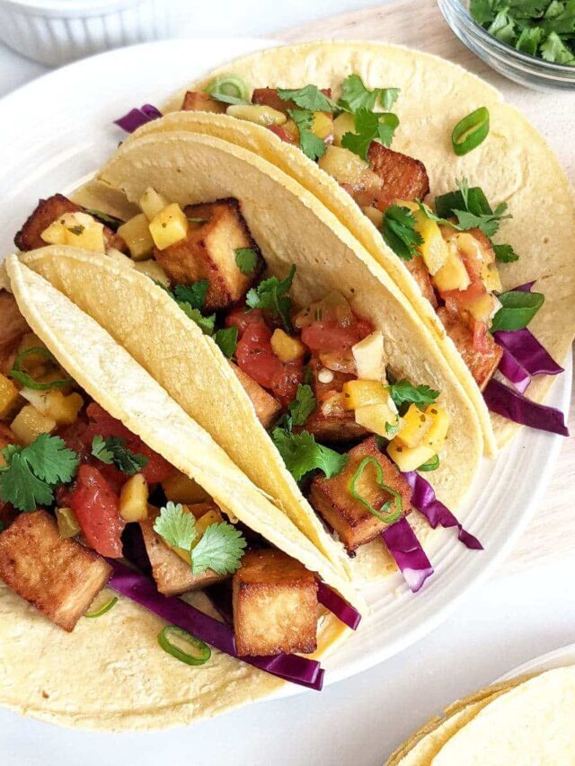Crispy Tofu Tacos (Quick + Easy)