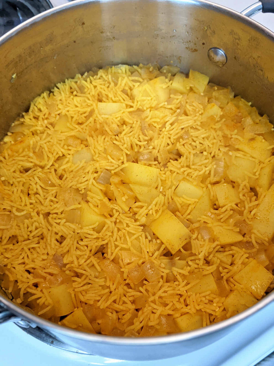 Easy Potato Rice (OnePot) Health My Lifestyle