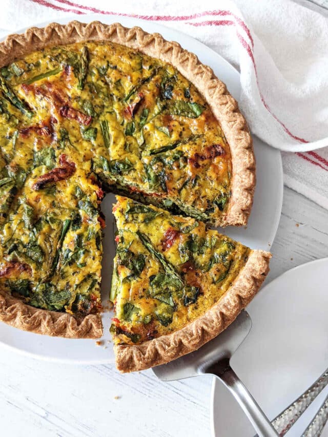 Easy Vegan Just Egg Quiche