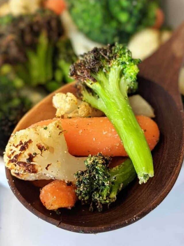 Easy Roasted Frozen Vegetables in Air Fryer