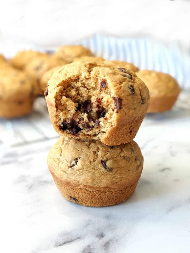 Easy Chocolate Chip Vegan Muffins