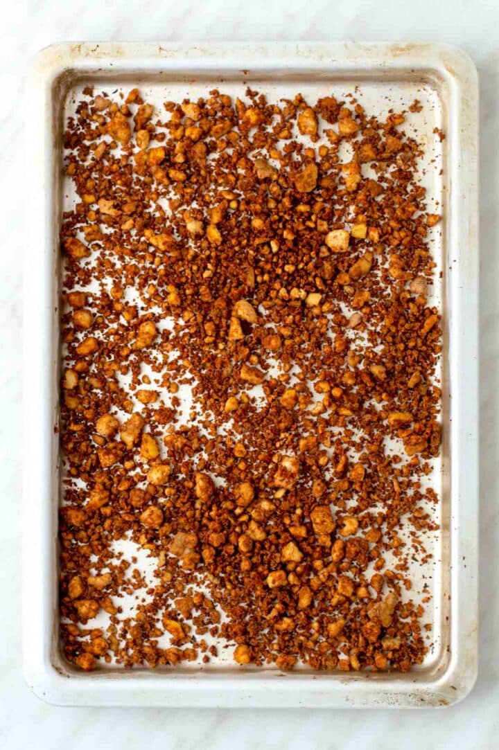 Smoky Tofu Ground Beef (Vegan Tofu Crumbles) - Health My Lifestyle