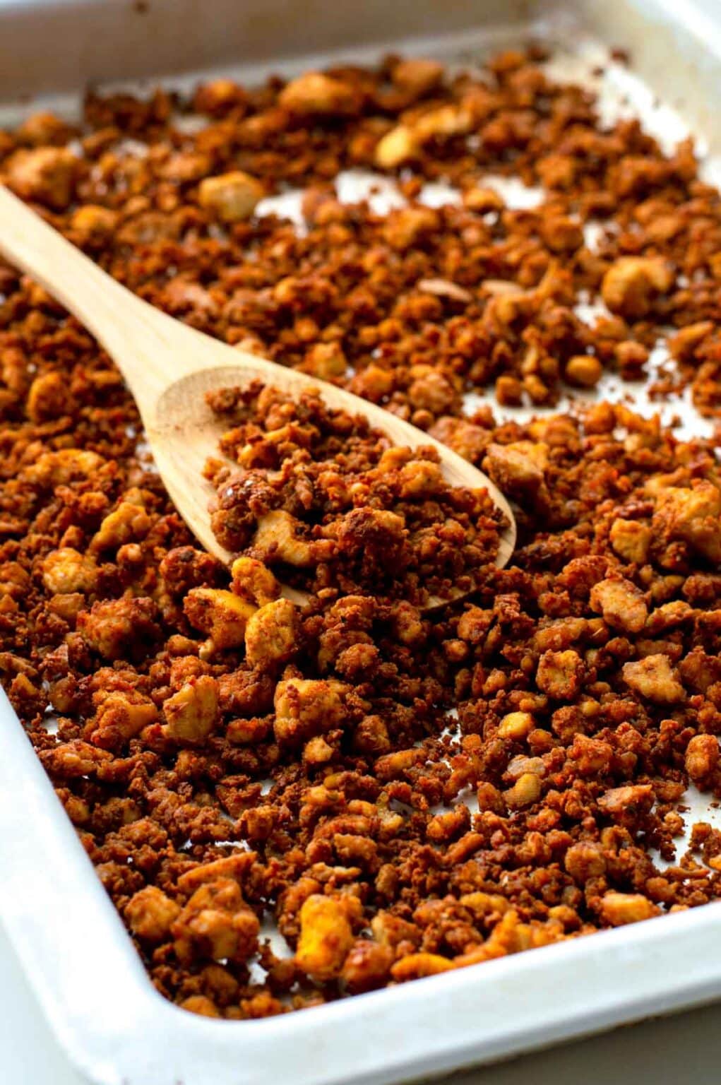 Smoky Tofu Ground Beef (Vegan Tofu Crumbles) - Health My Lifestyle