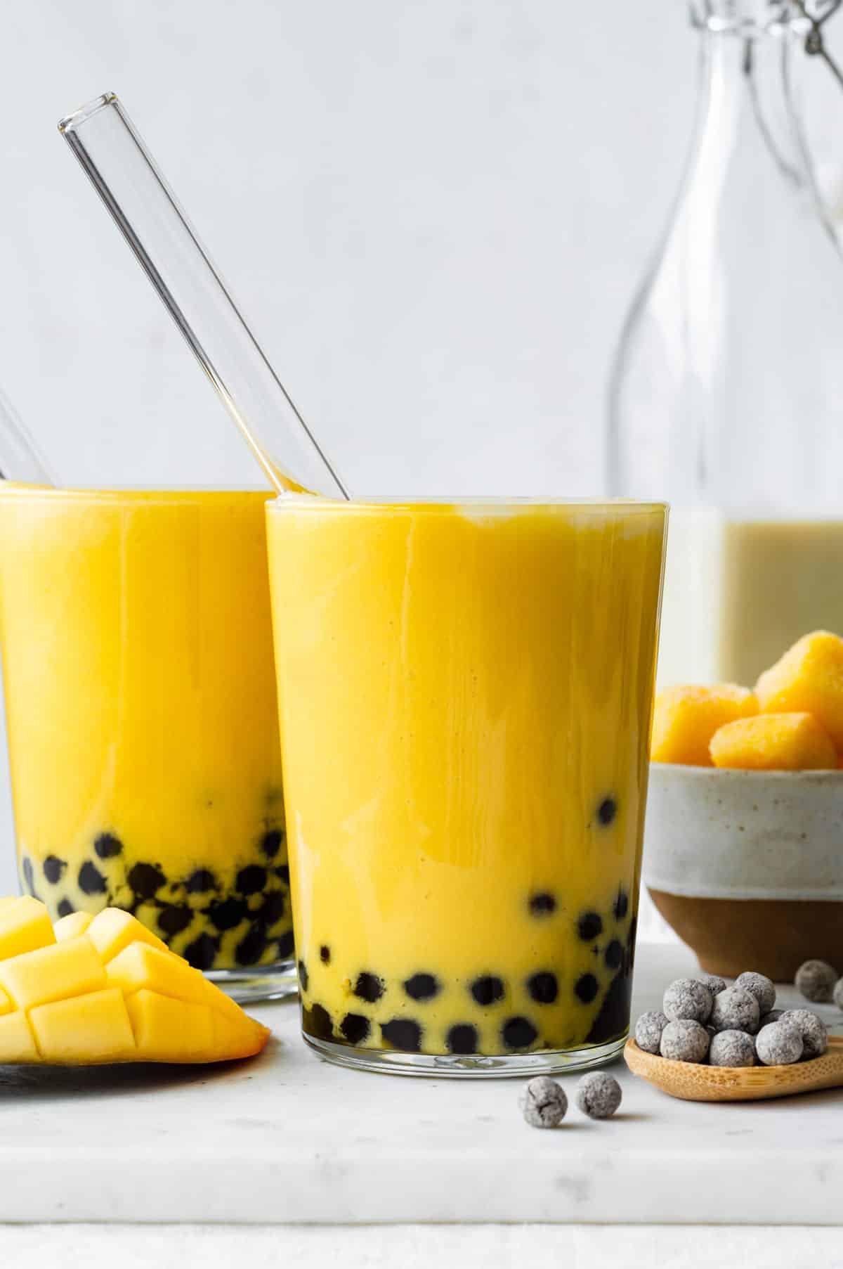 Vanilla Bubble Tea with Coconut Milk