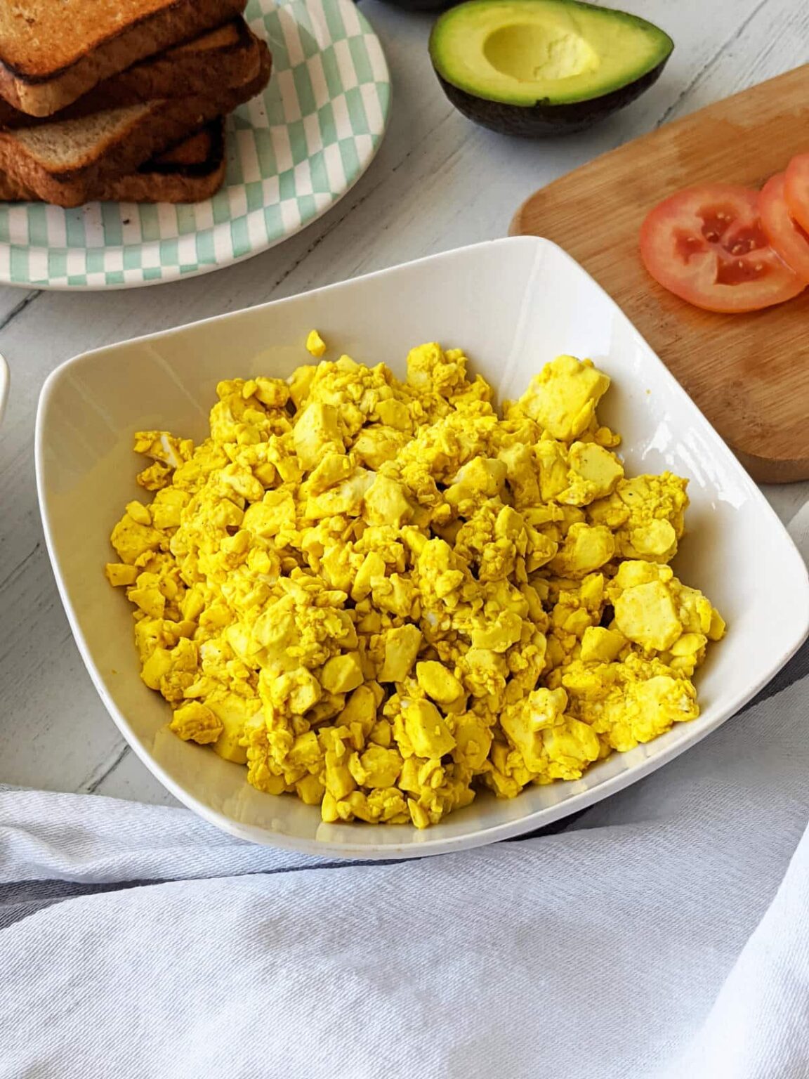 The Best Silken Tofu Scramble