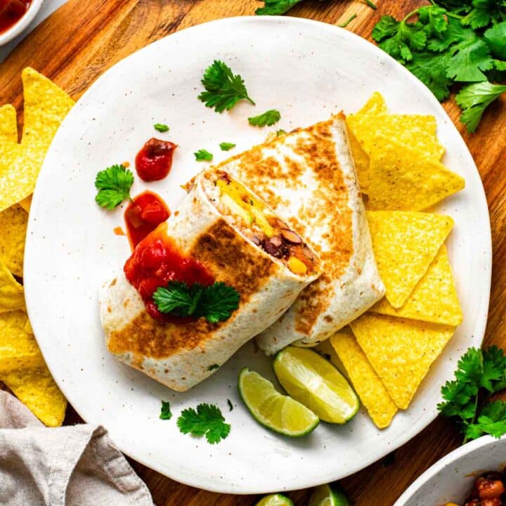 Easy Chili Burrito